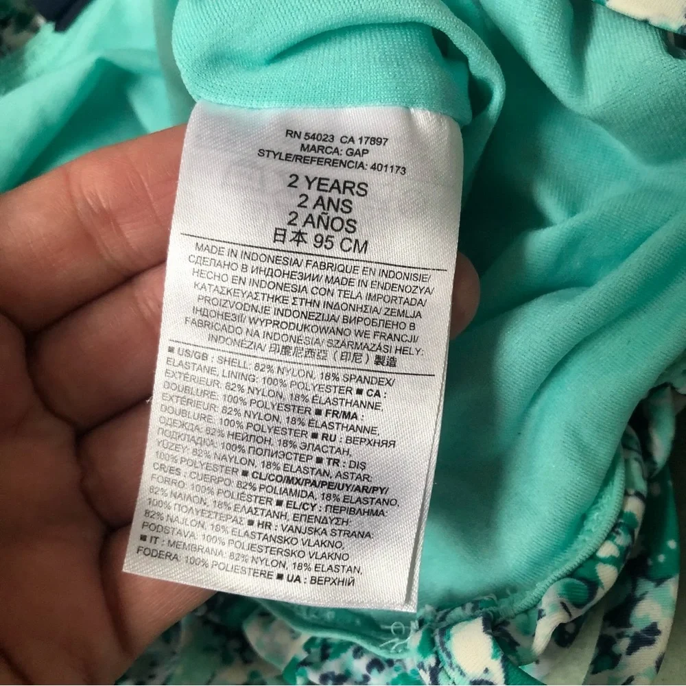 Baby Gap Girls One Piece Swimsuit size 2